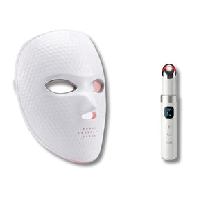 Coffret Éclat & Regard Jeunesse – Masque LED + Soin Yeux Anti-Âge