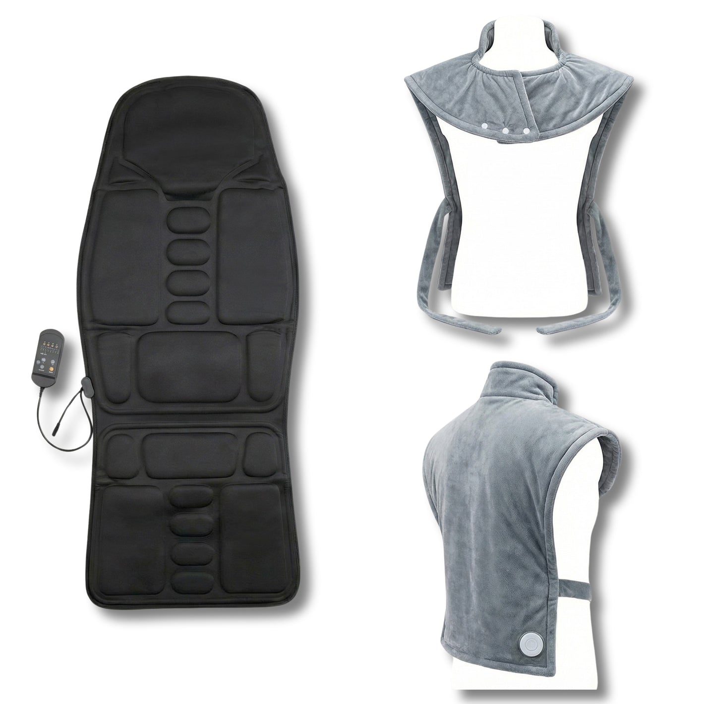 Set de Teletrabajo Confort y Calor - Espalda, Cuello y Lumbares