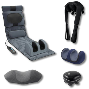 Coffret Récupération & Sommeil Premium – Shiatsu, Cervicales, Jambes & Corps Entier